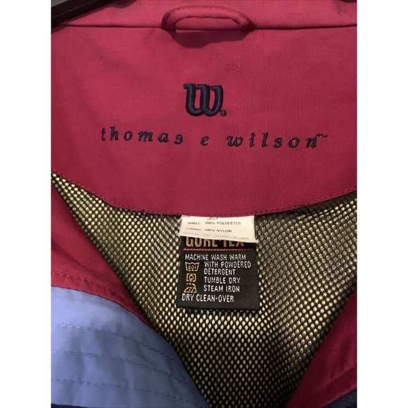 Thomas E Wilson GORE-TEX Jacket - Men - 2X - Blue Maroon - Zipper Pockets - Picture 9 of 12